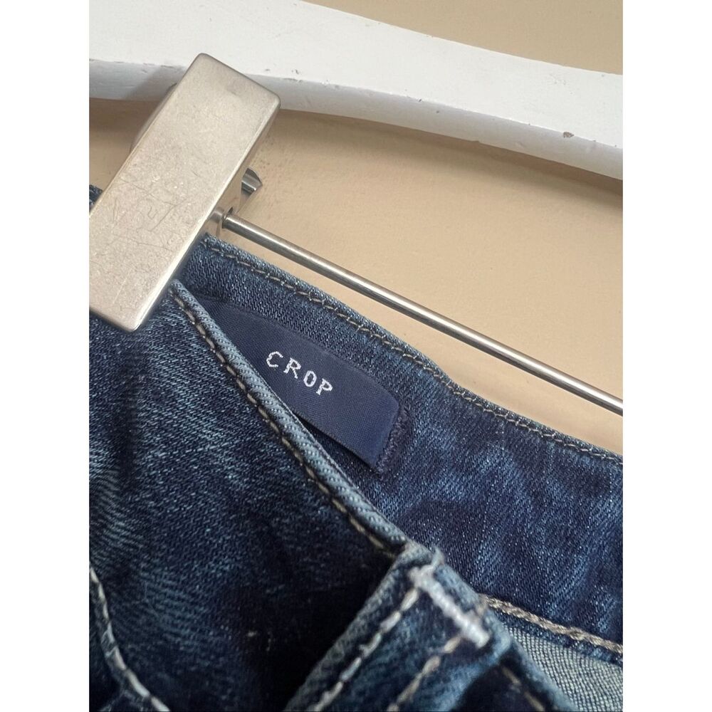 Vigoss Crop Heritage Fit Blue Jeans Woman’s Size 14 Length 25 - Picture 9 of 13